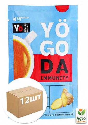 Чай імбирний з годжі ТМ "Yogoda" 50г упаковка 12шт