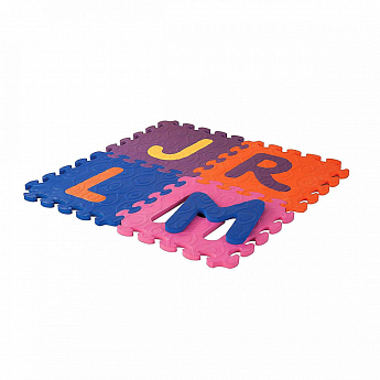 Дитячий розвиваючий килимок-пазл - ABC (140х140 см, 26 квадратів) - фото 3