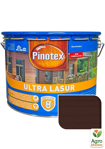 Лазурь Pinotex Ultra Lasur Палисандр 10 л