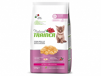 Trainer Natural Kitten Сухой корм для котят со свежей курятиной 1.5 кг (0295731)