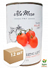 Томаты в томатном соку (целые, очищенные) ж/б ТМ "AlaMesa" 400г упаковка 12шт