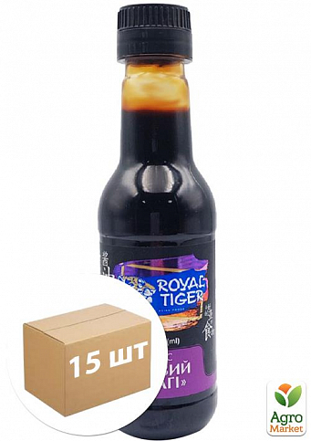 Соус соевый Унаги ТМ "Royal Tiger" 200мл упаковка 15 шт