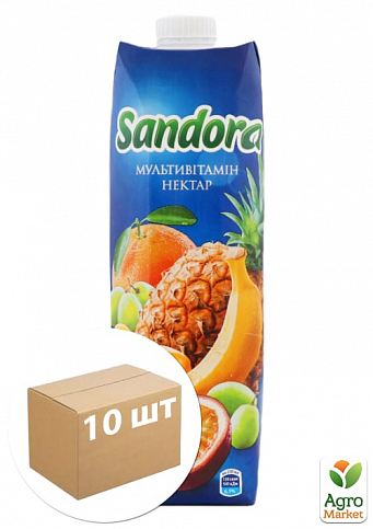 Нектар мультифруктовий ТМ "Sandora" 0,95 л упаковка 10шт