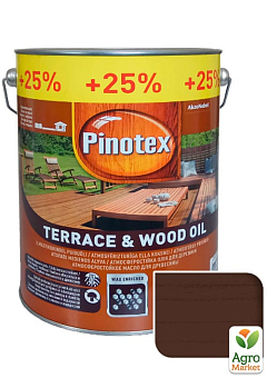 Олія для обробки дерева Pinotex Terrace & Wood Oil Горіх 5 л 1