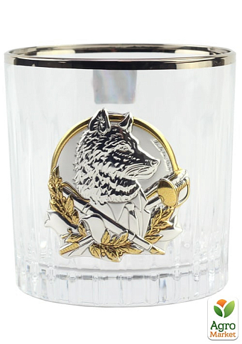 Сет кришталевих склянок Boss Crystal "Бокали Лідер Платинум", 6 келихів, платина, срібло, золото (B6SEN2PG) - фото 4