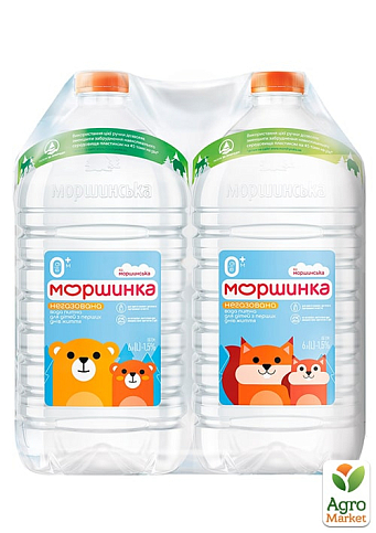 Мінеральна вода Моршинка для дітей негазована 6л (упаковка 2 шт) - фото 4