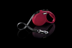 Flexi Classic S Рулетка для собак до 15 кг, длина ленты 5 м, цвет красный (0232040)1