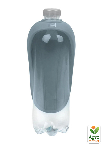 Поилка-насадка на бутылку WAUDOG Silicone, 165х90 мм серый (507711) - фото 2
