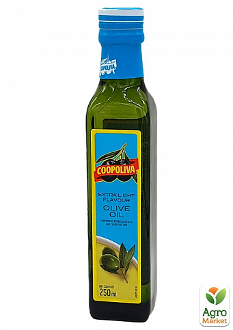 Олія оливкова (нерафіноване Extra Light) скло ТМ «Куполіва» 250 мл упаковка 12шт - фото 2
