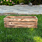 Ящик декоративный деревянный для хранения и цветов "Франческа" д. 44см, ш. 17см, в. 13см. (обожжённый) купить