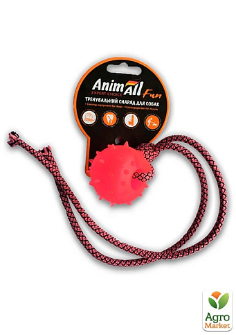 ЭнимАлл Фан Игрушка для собак шар с канатом 4 см (8817350)