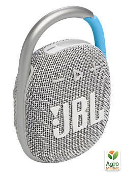 Портативна акустика (колонка) JBL Clip 4 Eco Білий (JBLCLIP4ECOWHT) (6868076)1