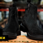 Жіночі черевики зимові замшеві Amir DSO2155 39 25см Чорні